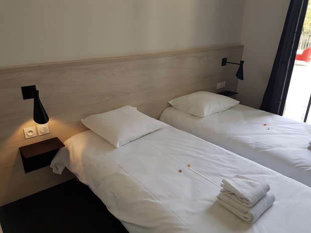 Parmi les 124 chambres, 30 d'entre elles disposent d'une mezzanine. Pour les familles, une trentaine de chambres sont aussi communicantes - Photo TourMaG CE Parmi les 124 chambres, 30 d'entre elles disposent d'une mezzanine. Pour les familles, une trentaine de chambres sont aussi communicantes - Photo TourMaG CE