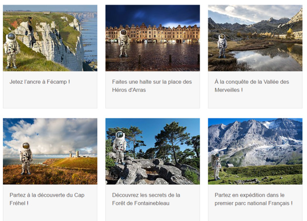 Capture d'écran de la page Web dédiée à l'opération sur France.fr Capture d'écran de la page Web dédiée à l'opération sur France.fr