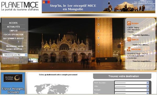 PlanetMICE.com, nouveau portail sur le tourisme d'affaires