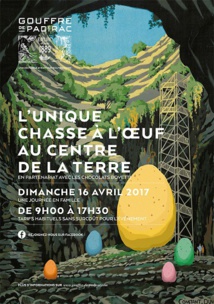 Une chasse aux oeufs au centre de la Terre - DR Une chasse aux oeufs au centre de la Terre - DR