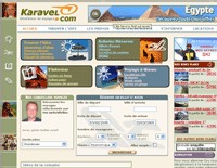 Le site Karavel.com