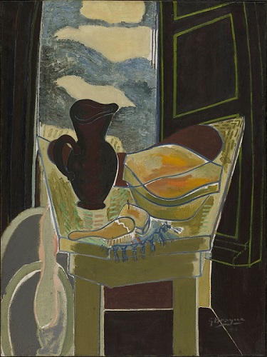 La Toilette devant la fenêtre, 1942 Huile sur toile, Collection du Centre Pompidou, MNAM/CCI, Paris Don de Mme Georges Braque, 1965