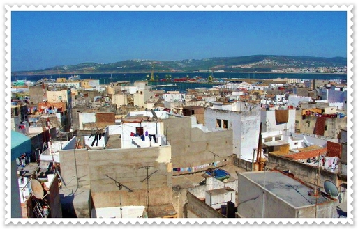 La baie de Tanger vue de la Médina