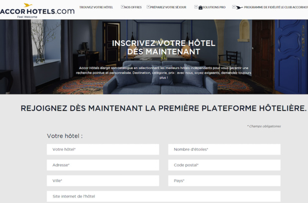 Le groupe compte déjà plus de 2 000 hôtels indépendants répertoriés sur AccorHotels.com (c) AccorHotels