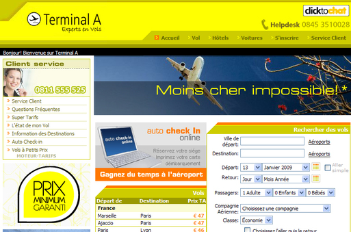 TerminalA a facturé 180 M€ en 2008 TerminalA a facturé 180 M€ en 2008