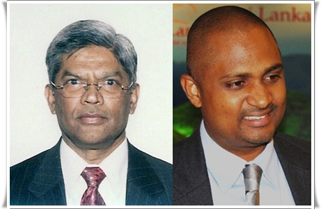 Bernard Goonetilleke PDT du SLTPB et PDT du SLTDA, Dileep Mudadeniya actuel DG du SLTPB à Colombo