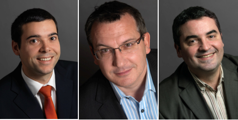 Matthieu Evrard, Desmond Taljaard et Christophe Novellon Matthieu Evrard, Desmond Taljaard et Christophe Novellon