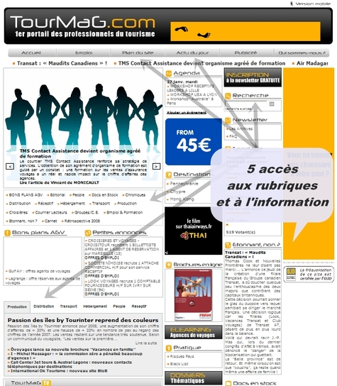 TourMaG.com : retouches et amélioration de l'ergonomie TourMaG.com : retouches et amélioration de l'ergonomie