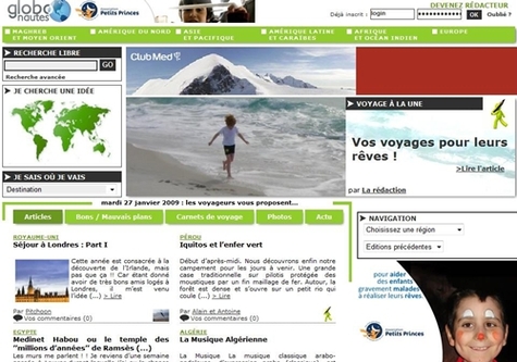 globonautes.com : GO Voyages lance un site communautaire