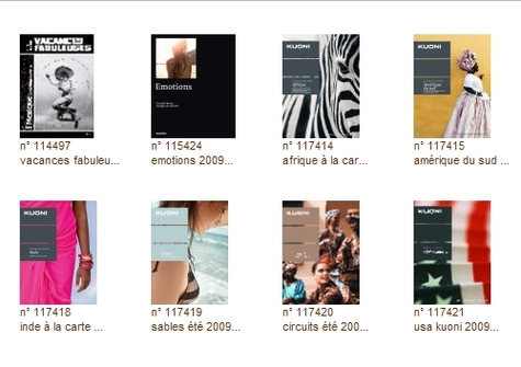 Le cahier de prix s'est transformé en véritable manuel technique d'aide à la vente avec toutes informations pratiques et techniques sur la destination. Quant aux prix, ils sont, comme pour les voyages à la carte, indicatifs Le cahier de prix s'est transformé en véritable manuel technique d'aide à la vente avec toutes informations pratiques et techniques sur la destination. Quant aux prix, ils sont, comme pour les voyages à la carte, indicatifs