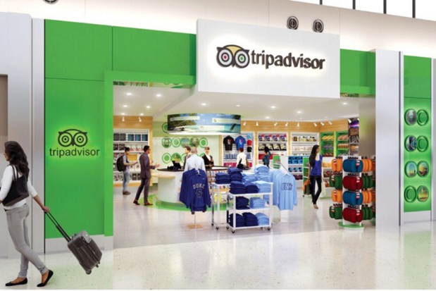 TripAdvisor ouvre sa boutique dans un aéroport