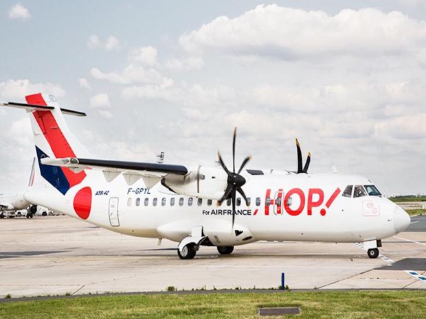 Un ATR-42 de la filiale de transport régionale du groupe Air France © DR Un ATR-42 de la filiale de transport régionale du groupe Air France © DR