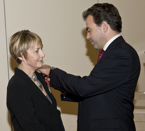 Logis : Jacqueline Roux, Chevalier dans l’Ordre de la Légion d’Honneur 