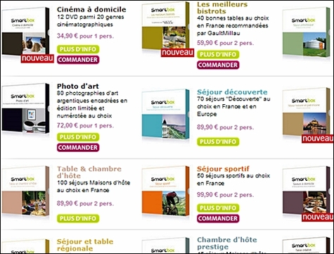 Les coffrets cadeaux surfent sur la vague loisirs, tourisme et de bien-être. Ces produits bénéficient d'une croissance exponentielle et d'un vide juridique qui a vu l'arrivée de nouveaux acteurs Les coffrets cadeaux surfent sur la vague loisirs, tourisme et de bien-être. Ces produits bénéficient d'une croissance exponentielle et d'un vide juridique qui a vu l'arrivée de nouveaux acteurs