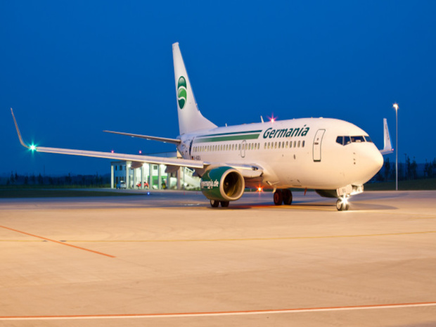 La compagnie allemande serait en discussion avec l'aéroport Marseille-Provence © DR Germania La compagnie allemande serait en discussion avec l'aéroport Marseille-Provence © DR Germania