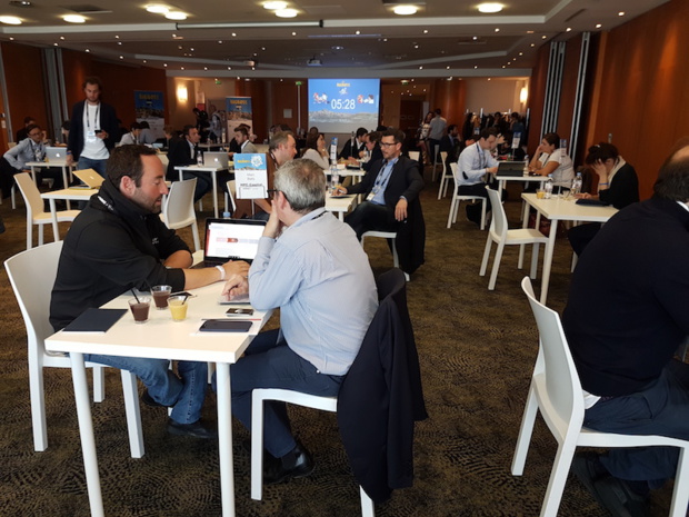 Le speed dating permet de rencontrer en 9 minutes 9 annonceurs - Photo CE Le speed dating permet de rencontrer en 9 minutes 9 annonceurs - Photo CE