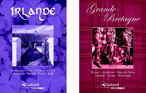 Gaéland Ashling : nouvelles brochures Irlande et Grande-Bretagne