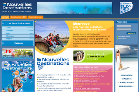 Nouvelles Destinations : le site BtoB fait peau neuve