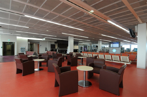 La nouvelle salle d'embarquement La nouvelle salle d'embarquement