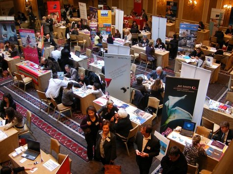 Un workshop animé et studieux avec 75 exposants (contre 69 en 2008). Dans les salons du Westin à Paris.