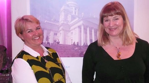 Anne Relander de l’OT de la ville d’Helsinki (à gauche) et Annaleena Soult, marketing manager France de Finpro-Visit Finland