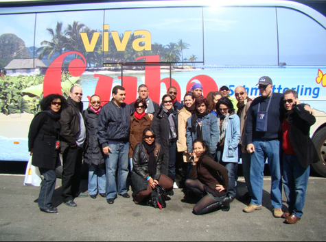 Les exposants spécialement venus de Cuba