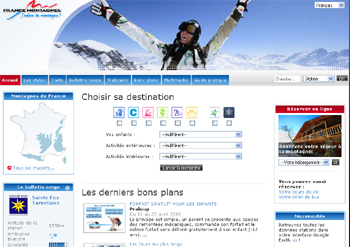 Le site de SkiFrance