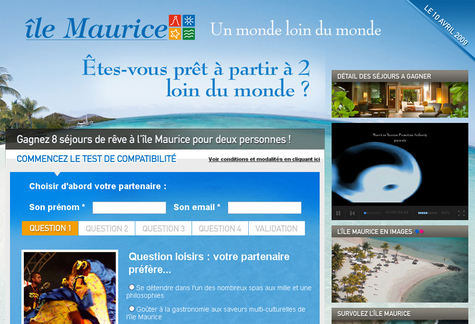 Campagne sur Internet Loindumonde.com