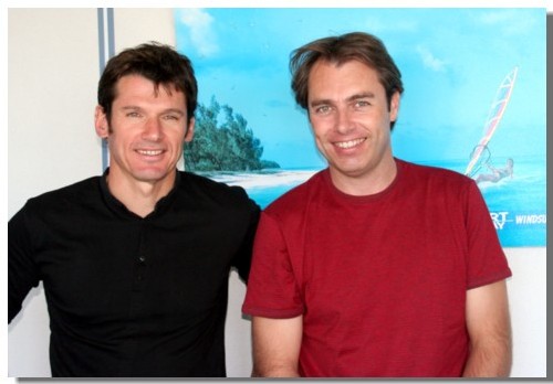 Xavier Descamps (dte) et Tanguy Dadon, deux vieux copains, sont à l'origine d'une des très belle réussite en matière de tourisme sportif et d'aventure Xavier Descamps (dte) et Tanguy Dadon, deux vieux copains, sont à l'origine d'une des très belle réussite en matière de tourisme sportif et d'aventure