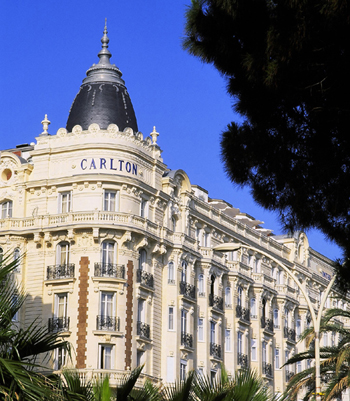 L’hôtel InterContinental Carlton à Cannes