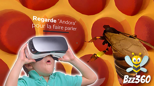 Alsace : le Jardin des papillons propose la visite d'une ruche en réalité virtuelle