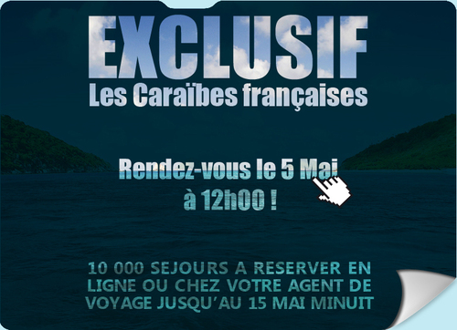« partirauxcaraibes.fr » : 10 000 offres on line à prix plancher durant 10 jours !