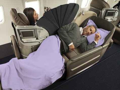 La Biz Bed à bord d'Openskies