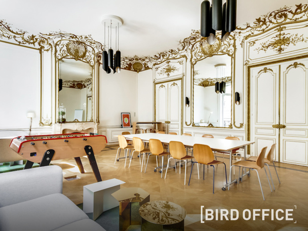 Présentée comme le Airbnb des bureaux, Bird Office propose aux entreprises un service pour simplifier l’organisation de leurs événements. (c) Bird Office
