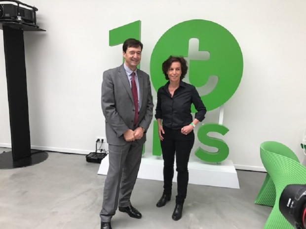 Franck Terner, DG d’Air France et Nathalie Stubler, PDG, de Transavia ont soufflé les bougies… - Photo DG