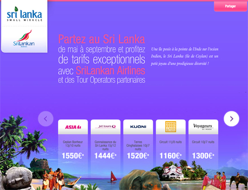 Le Sri Lanka lance une campagne en ligne