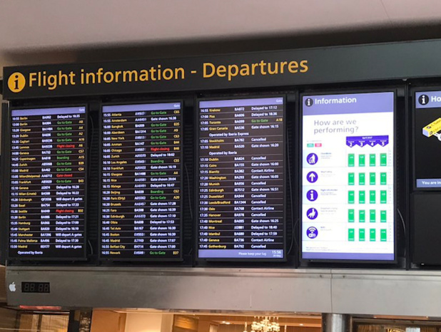 A Heathrow, dimanche 28 mai © Xavier Pretat