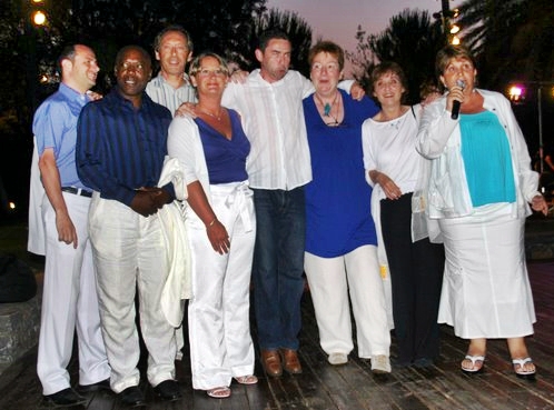 La dream team du CEDIV, présentée par sa présidente Adriana Minchella, lors de la soirée Amadeus