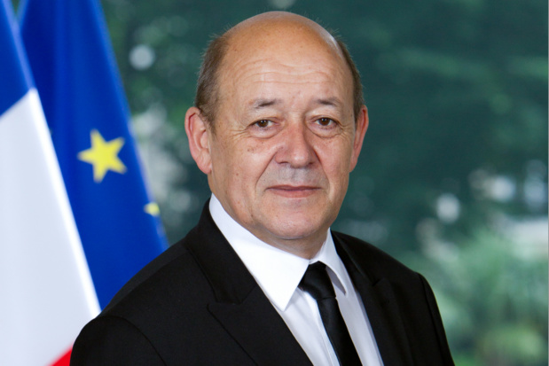 Jean-Yves Le Drian ministre de l'Europe et des Affaires étrangères, est également, et entre autres, en charge du Tourisme au sein du gouvernement d'Edouard Philippe - Photo : Gouvernement.fr