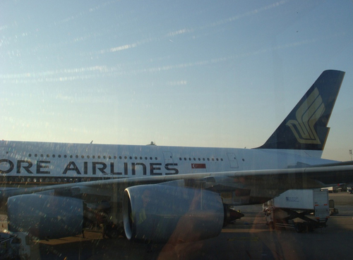 L'A380 de SIA à Paris : the show must go on ! L'A380 de SIA à Paris : the show must go on !