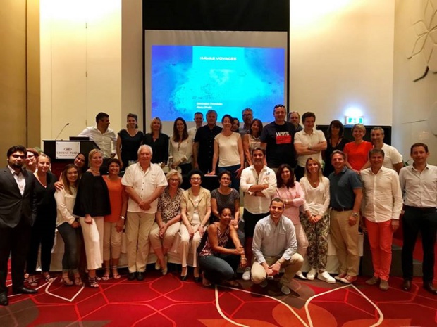 La convention des franchisés Havas Voyages, qui se sont réunis à Abu Dhabi - DR
