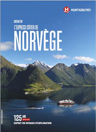 Hurtigruten sort sa brochure Norvège 2018/2019