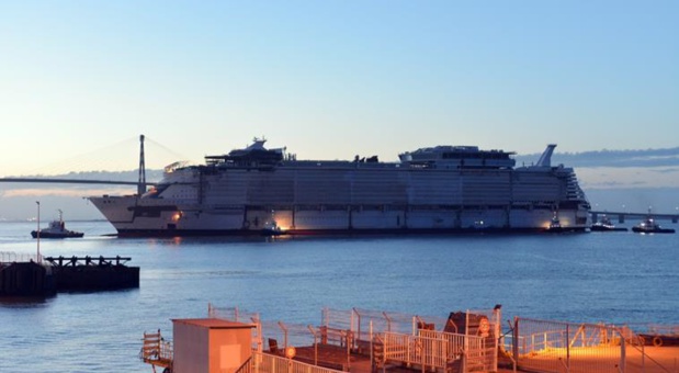 Le Symphony of the Seas achève l’aménagement des espaces intérieurs