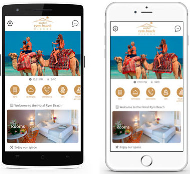 L'application de Seabel Hotels Tunisia est pour le moment disponible en anglais et en français - DR : Seabel Hotels Tunisia L'application de Seabel Hotels Tunisia est pour le moment disponible en anglais et en français - DR : Seabel Hotels Tunisia