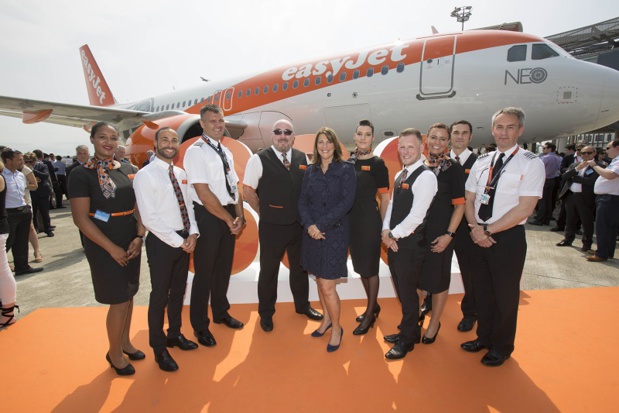 Livraison du premier A320neo d'easyjet. Cérémonie à Toulouse - DR