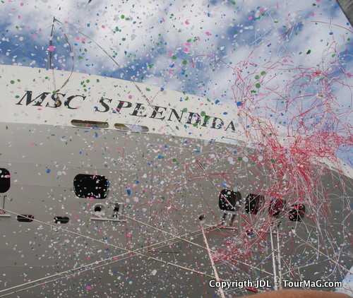 I - Baptême du MSC Splendida à Saint Nazaire : e la nave va !