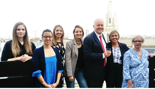 De gauche à droite : Mariia Naumenko (The Globe-Setters Society), Tatiana Morales (Comptoir des Voyages), Katrin Marechal (Hôtel Bahia del Duque), Aurélie Bagot (Bahamour/Iles d’amour), Patricio Feier (Hôtel Botánico), Valérie Gaillard (Secrets de Voyages) et Chrystel Tiengou-Beaupré (Terres de Charme & Îles du Monde/Tapis Rouge) - DR : OT Tenerife