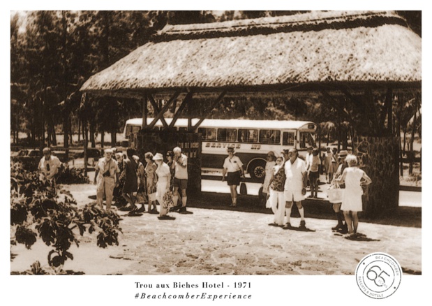 1971, année d’ouverture du Trou-aux-Biches Village Hotel, qui cultive aujourd’hui comme hier une clientèle de véritables aficionados - DR : Beachcomber Expérience