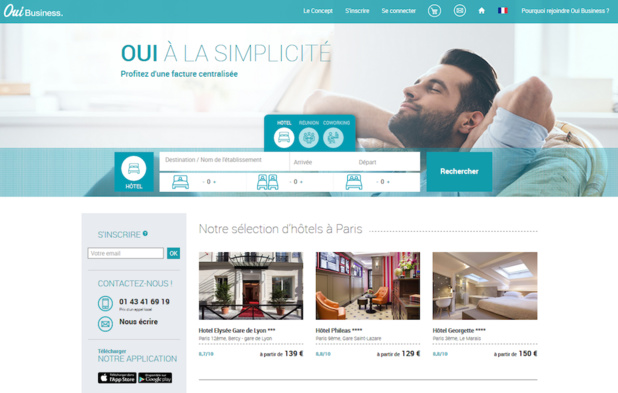 OuiBusiness propose en quelques clics, une palette de services aux voyageurs d’affaires et aux entreprises, pour gérer leur hébergement, espace de coworking ou networking, réunion, congrès... (c) Ouibusiness OuiBusiness propose en quelques clics, une palette de services aux voyageurs d’affaires et aux entreprises, pour gérer leur hébergement, espace de coworking ou networking, réunion, congrès... (c) Ouibusiness