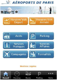 Aéroports de Paris lance une application pour l'iPhone